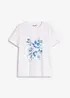 T-Shirt aus elastischem Baumwoll-Mix, bonprix