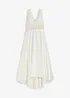 Robe de mariée en satin brillant et dentelle, bonprix