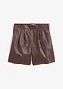 Short en cuir nappa d’agneau, bonprix