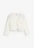 Boléro manches 3/4 en maille ajourée, bonprix