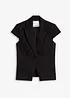 Blazer à manches courtes en satin de coton, bonprix