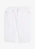 Bermuda long et léger en jean extensible, Regular, bonprix