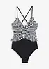 Maillot 1 pièce à volants, bonprix