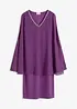 Chiffonkleid mit Strasssteinverzierung, bonprix