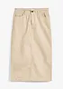 Jupe en twill 100% coton, bonprix