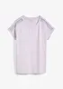T-shirt ample avec dentelle, bonprix