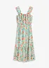 Robe imprimée col Bardot, bonprix