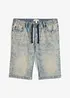 Bermuda taille élastiquée en léger denim, slim, bonprix