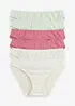 Lot de 6 slips à dentelle, bonprix