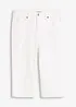 Pantalon corsaire taille élastiquée, bonprix