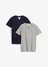 Lot de 2 T-shirts coton, bonprix