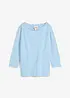 Pull en fine maille coton et soie, bonprix