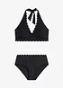 Bikini dos nu (ens. 2 pces) en polyamide recyclé, bonprix
