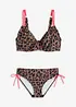 Bügel-Bikini mit Bindebändern (2-tlg.Set), bonprix
