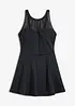 Medium Shape-Badekleid mit transparentem Mesh, bonprix