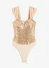 Body mit Pailletten, bonprix