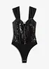 Body mit Pailletten, bonprix