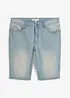 Bermuda en jean extensible avec entrejambe renforcé, Regular, bonprix