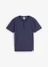 T-shirt à col Henley, 100% coton, bonprix