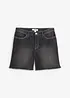 Short en jean, taille mi-haute, extensible, bonprix