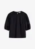 Blouse manches courtes contenant du lin, bonprix