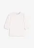 Blouse manches courtes contenant du lin, bonprix