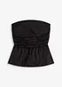 Ärmellose Bluse mit Ballon-Saum, bonprix