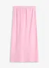 Jupe midi en satin, bonprix