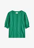 T-shirt en broderie anglaise avec volants, bonprix
