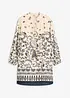 Robe courte bohème, aspect lin, bonprix