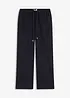 Pantalon large et texturé, bonprix