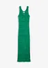 Robe longue aspect crochet, bonprix