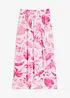 Jupe longue imprimée en viscose texturée, bonprix