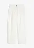 Pantalon à pinces en twill de coton, bonprix