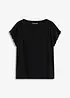 T-shirt en viscose avec dentelle, bonprix