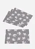 Lot de 4 sets de table en coton à imprimé floral, bonprix