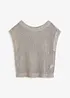 Pull en grosse maille ajourée avec fil brillant, bonprix