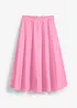 Jupe midi en coton extensible, bonprix