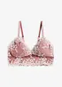 Brassière en dentelle bicolore, bonprix