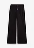 Pantalon palazzo en lin mélangé, bonprix