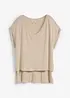 T-shirt fluide oversize en viscose mélangée, bonprix