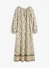 bedrucktes Kaftan-Kleid aus fließender Viskose, bonprix