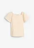 Blouse en jersey à broderies anglaises, bonprix