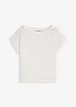 T-shirt à broderies anglaises, bonprix