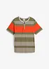 T-shirt col Henley manches courtes, bonprix