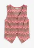 Gilet sans manches aspect crochet, bonprix