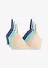 Lot de 3 soutiens-gorge coton à coques sans armatures, bonprix