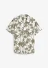 Chemise manches courtes Slim en viscose, bonprix