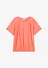 Blouse manches courtes en viscose mélangée, bonprix
