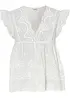 Blouse ample à dentelle, bonprix